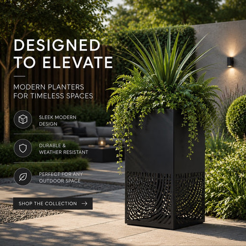 Obsidian Orbit Planter