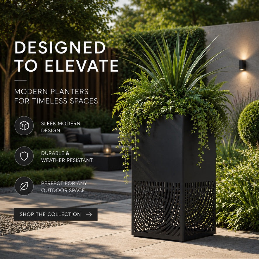 Obsidian Orbit Planter