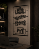 Apex F1 Schematic Wall Art