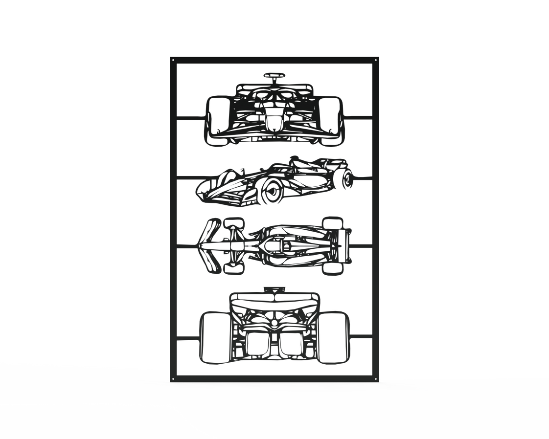 Apex F1 Schematic Wall Art