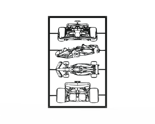 Apex F1 Schematic Wall Art